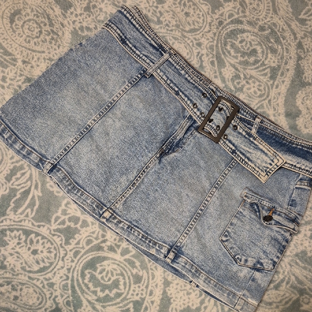 Wild Fable Blue Denim Skirt
